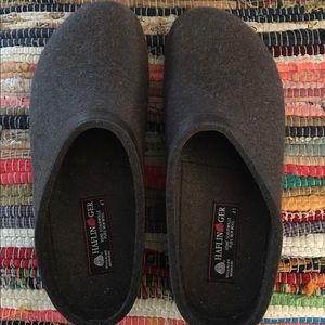 New Haflinger Smokey Brown clogs sz 41 (US 10)